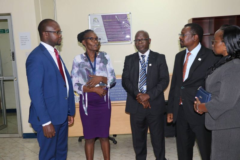 Prof. Vincent O. Onywera's Visit KCA with DVC -FPD , Director Town campus and CV and CEO KCAU